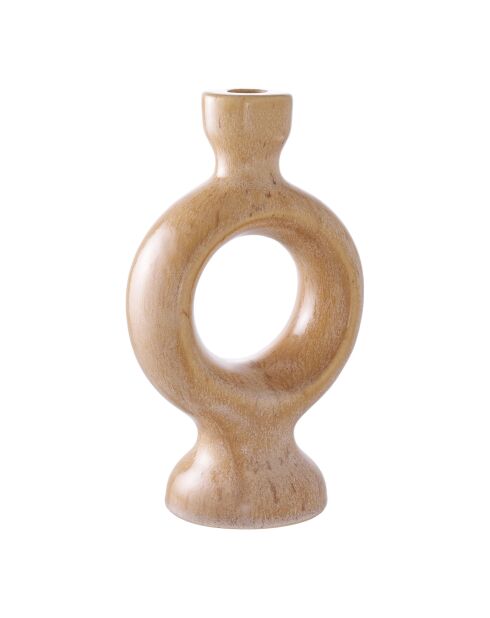 Portacandele in ceramica marrone - 88x135x235 cm