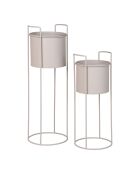 2 Rabo Blumentopf aus Sandstahl