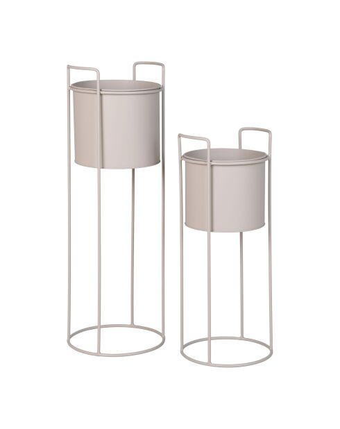 2 Rabo Blumentopf aus Sandstahl