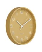 Orologio da parete Rosolini ocra movimento silenzioso - 4x30x30 cm