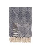 Izmir blaues Plaid - 180x130x cm