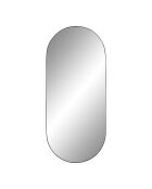 Miroir Jersey acier noir - 35x80x0.5 cm
