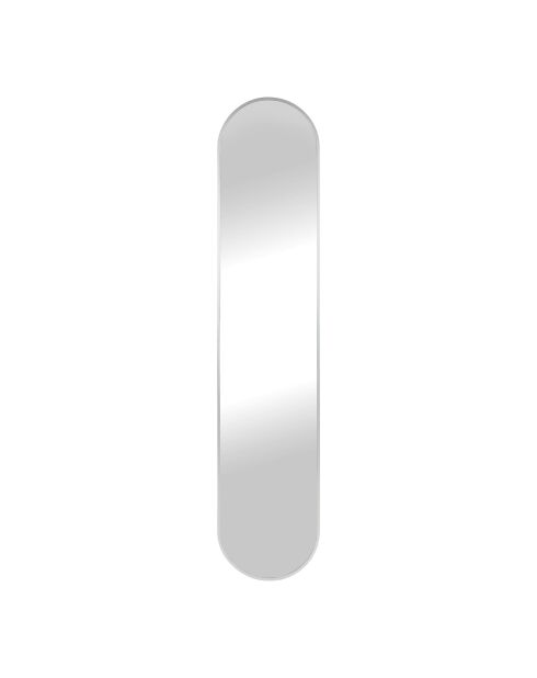 Miroir Hennetved aluminium argent - 3x35x170 cm