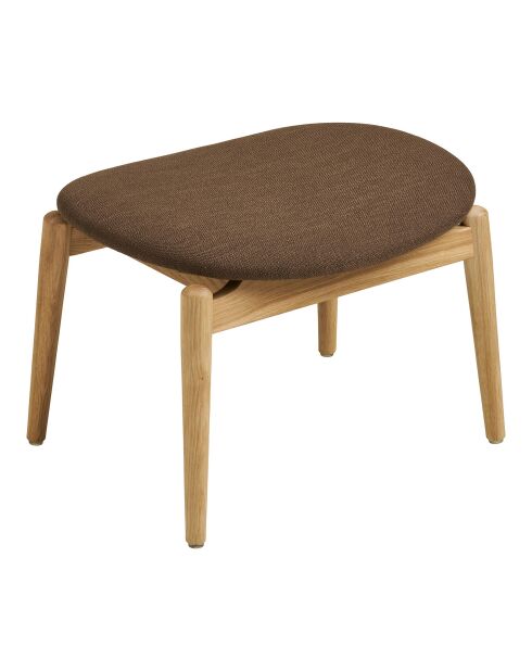 Olvera Fußstütze aus natürlicher Eiche/braun HN1084 - 43x535x38 cm