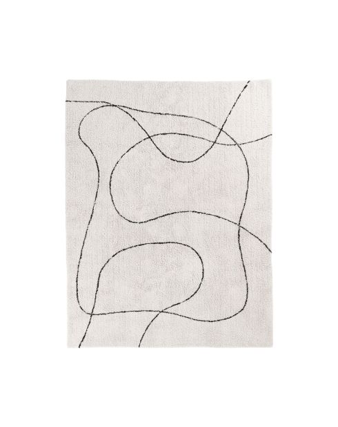 Tapis Tampa en coton naturel - 230x160x cm