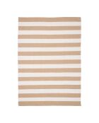 Alfombra Pina 100% plástico reciclado beige/blanquecino - 300 x 200 x cm