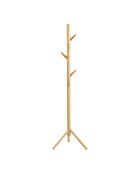 Porte-manteau Wanaka en bambou naturel - 50x50x163 cm