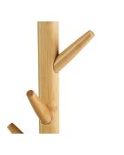 Porte-manteau Wanaka en bambou naturel - 50x50x163 cm