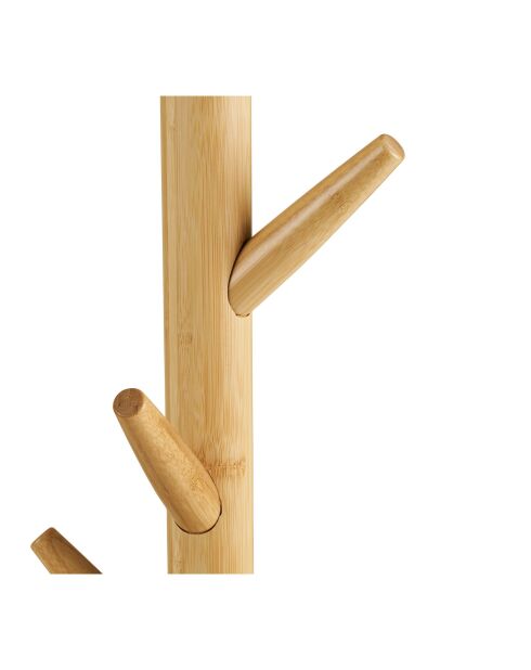 Porte-manteau Wanaka en bambou naturel - 50x50x163 cm