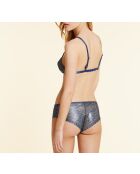 Panamablauer BH ohne Bügel