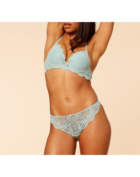 Success lagunenblauer Push-up-BH mit Bügel Nr. 2