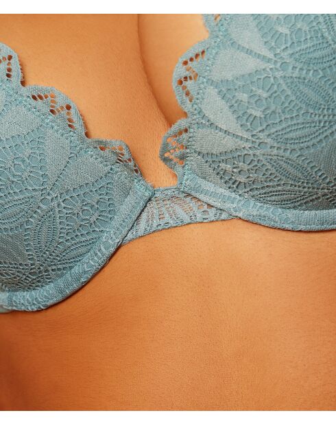 Himmelgrüner Push-up-BH mit Bügel Nr. 2