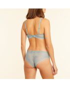 Shorty Panama bleu vert