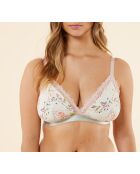 No 8 Ditsy roze beha met beugel