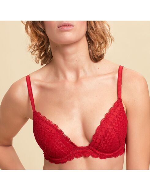 Cherie Cherie roter Push-up-BH mit Bügel Nr. 2