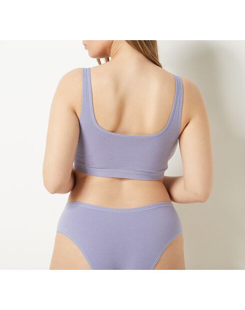 Katoenen 360 paarse bh zonder beugel