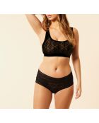 Debby BH ohne Bügel in Übergröße, Schwarz