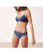 Soutien-gorge push-up sans armatures Escale bleu
