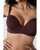 Sujetador Pure Fit con aros en chocolate