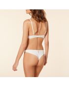 Tanga Louange in chiffon ecru