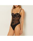 Body une piece avec armatures Amaryllis noir