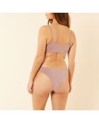 Soutien-gorge sans armatures pad amovible Amande taupe