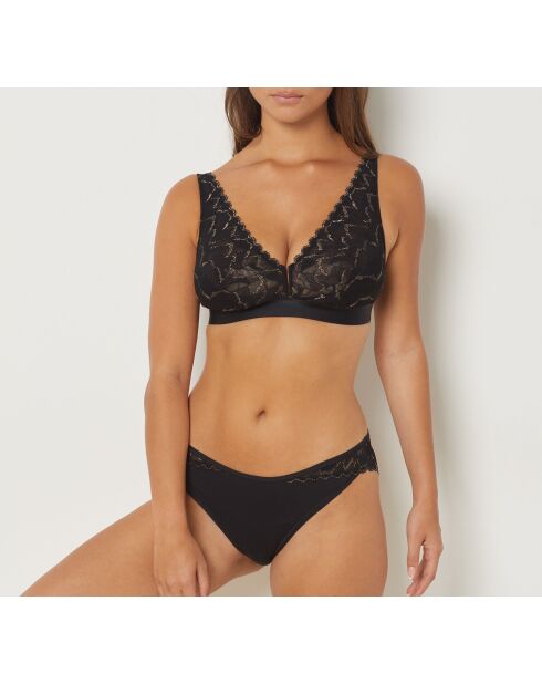 Braguita tabby negra talla grande