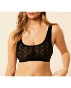 Debby BH ohne Bügel in Übergröße, Schwarz