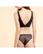 Pure 360 We Care Wende-BH ohne Bügel, schwarz