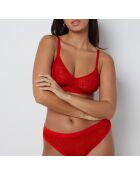 Debby rode bh zonder beugel nr. 8 in grote maten