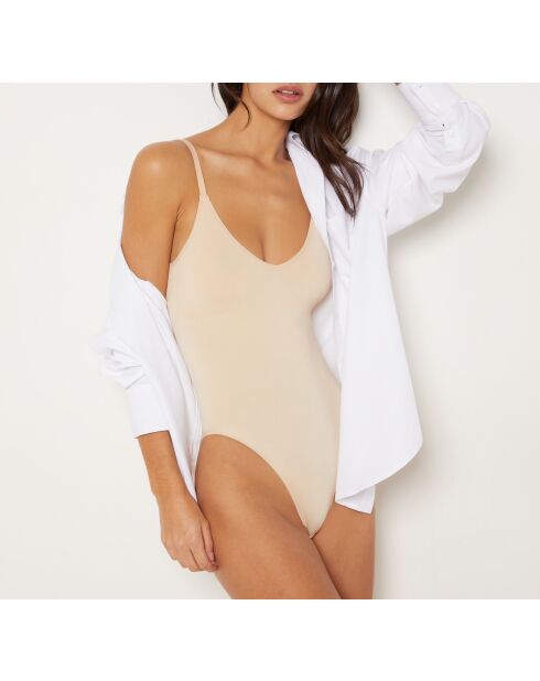 Einteiliger Body ohne Bügel von Power Byetam, beige