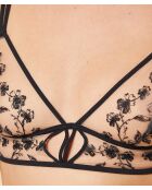 Sujetador negro sin aros Fougue