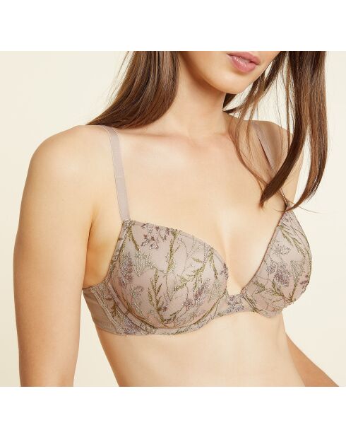 Soutien-gorge avec armatures n°5 Louange Mesh taupe