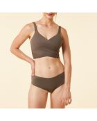 24 Hours kaki olijfkleurige bh zonder beugel