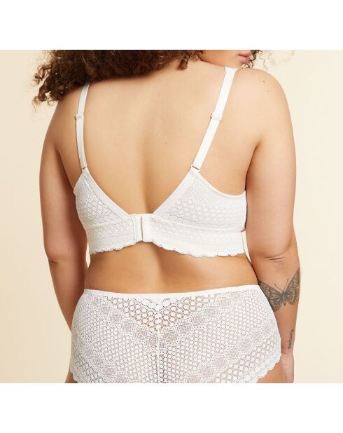 Soutien-gorge sans armatures pad amovible n°8 Cherie Cherie écru