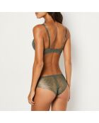 Grünes Panama-Shorty