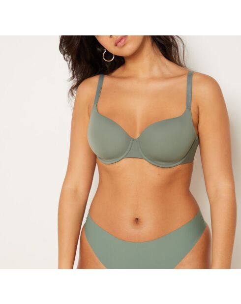 #4 Pure Fit Bügel-BH in Khaki-Olivgrün