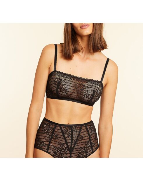 Sexy zwarte bh met beugel Panama