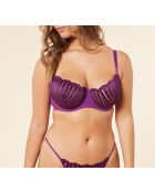 Prachtige paarse bh met beugel