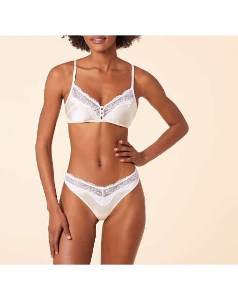 Ecru bh zonder beugel Magnolia