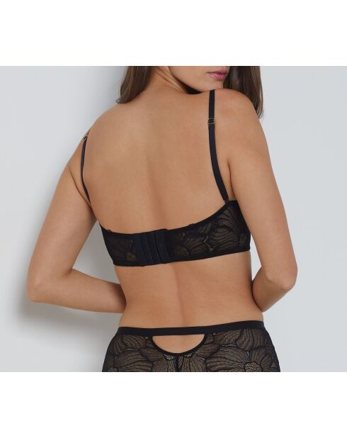 No. 9 Flexi Lace zwarte beugelbeha