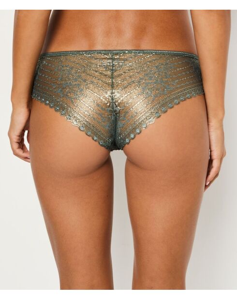 Grünes Panama-Shorty