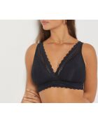 Soutien-gorge sans armatures pad amovible n°8 Cherie Cherie noir
