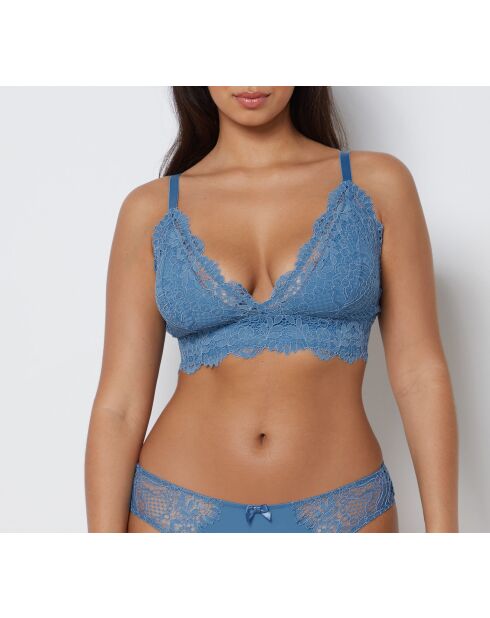 BH ohne Bügel mit abnehmbarem Polster Nr. 8 Success blau