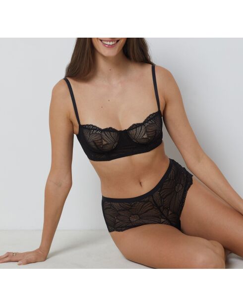 No. 9 Flexi Lace zwarte beugelbeha