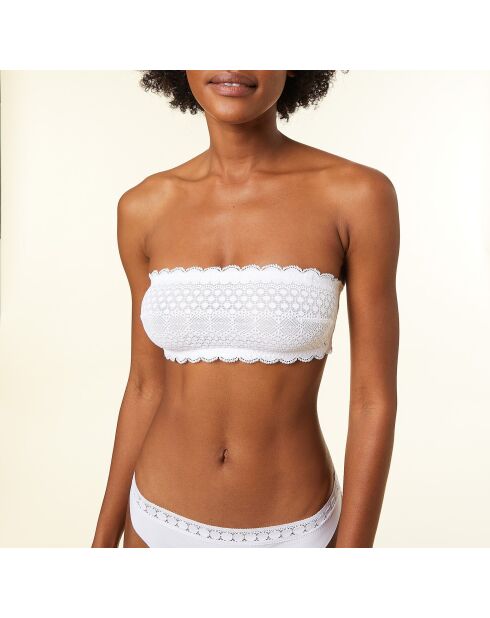 Cherie Cherie weißer BH ohne Bügel