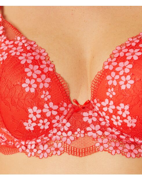 Soutien-gorge avec armatures n°5 Somptueuse vermillon