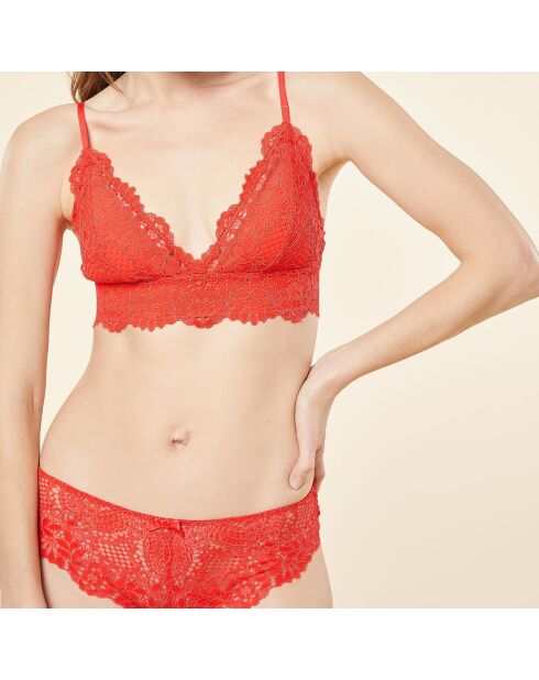 BH ohne Bügel mit abnehmbarem Polster Nr. 8 Success coral
