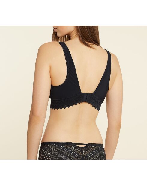 Soutien-gorge sans armatures n°8 Voyage noir