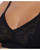 Debby zwarte bh zonder beugel in grote maten #8